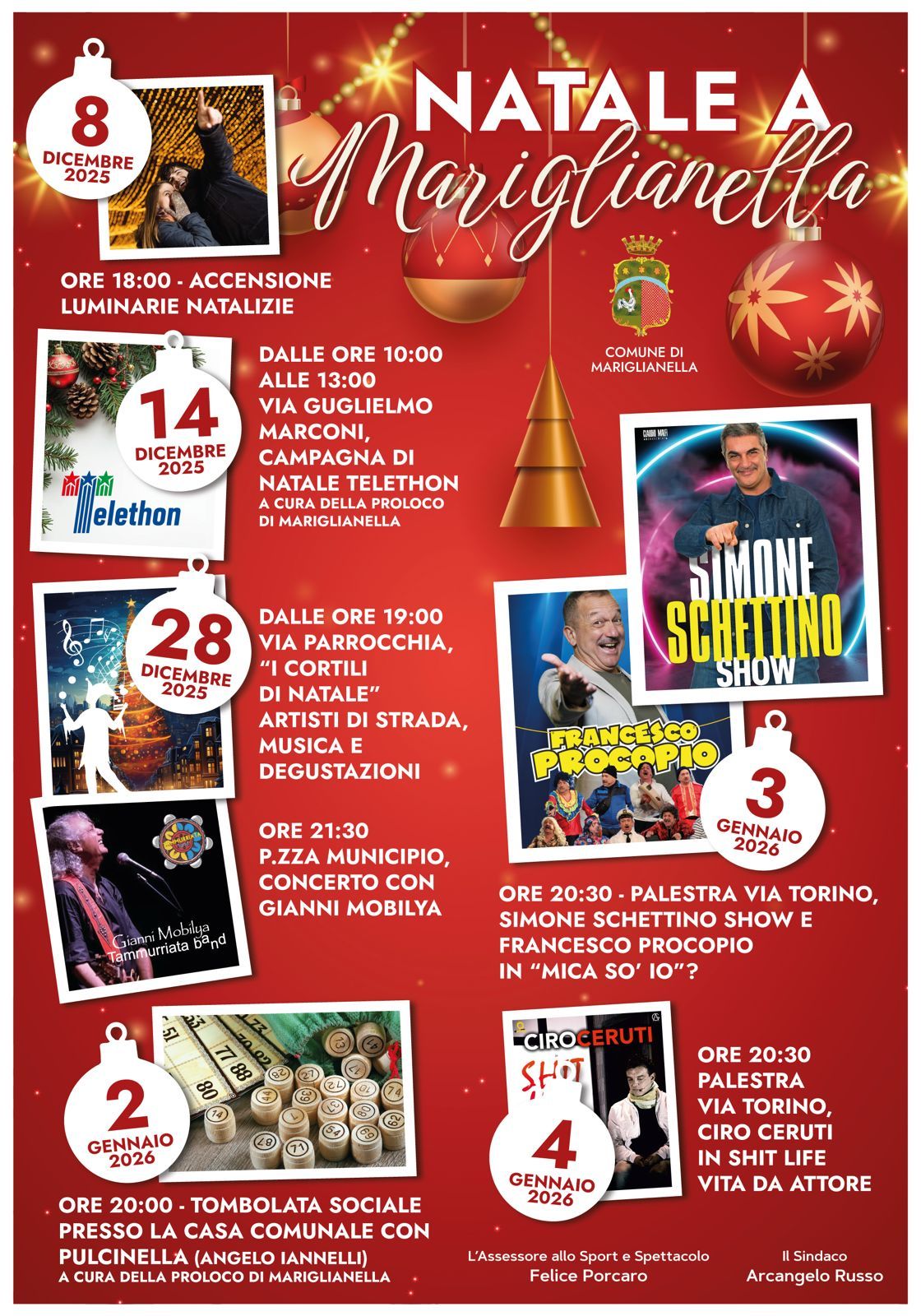 Natale a Mariglianella: il Programma degli Eventi 2025/2026